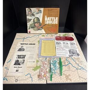 Avalon Hill 602 Battle Of The Bulge 1965 1st Ed General McAuliffe Game Bastogne